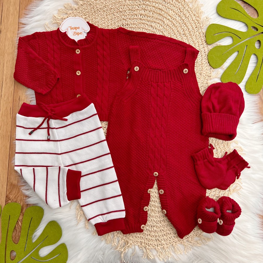  Kit Algodão Doce - Vermelho